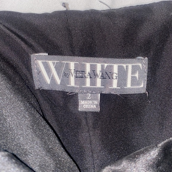 Vera Wang Peplum Satin Gown - Picture 4 of 5